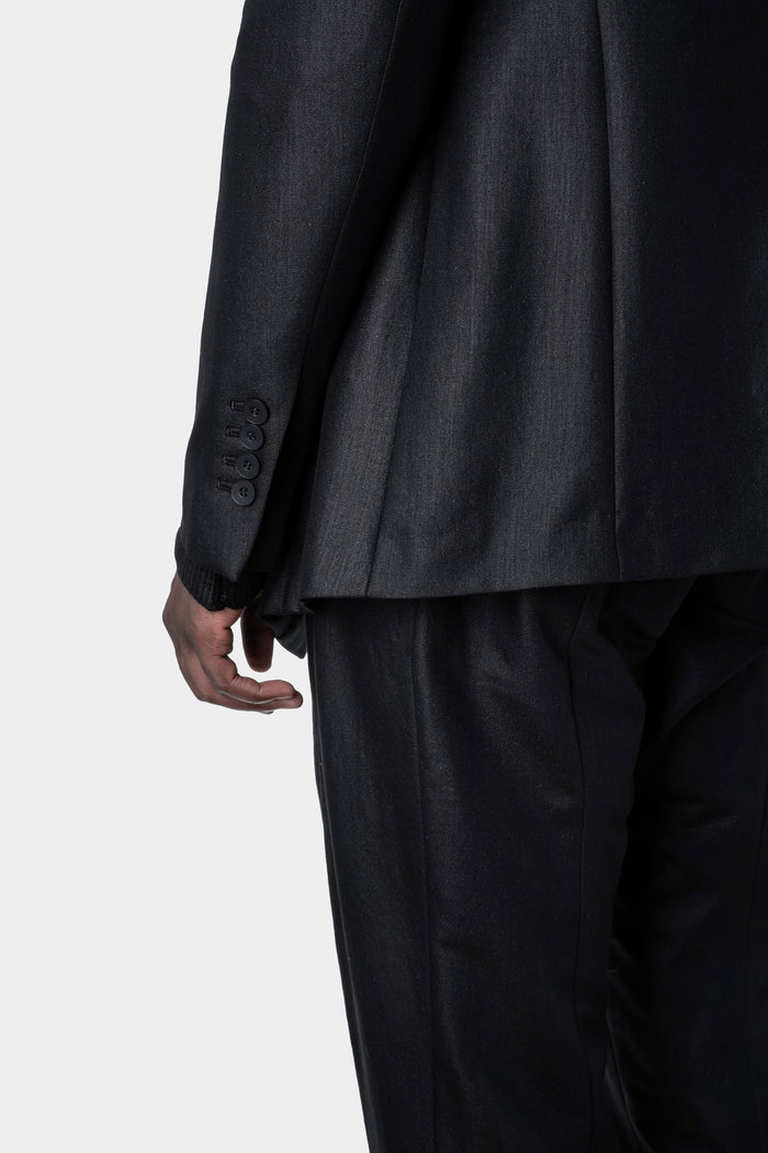 JULIUS_7 | Permanent collection - Single button wool twill blazer