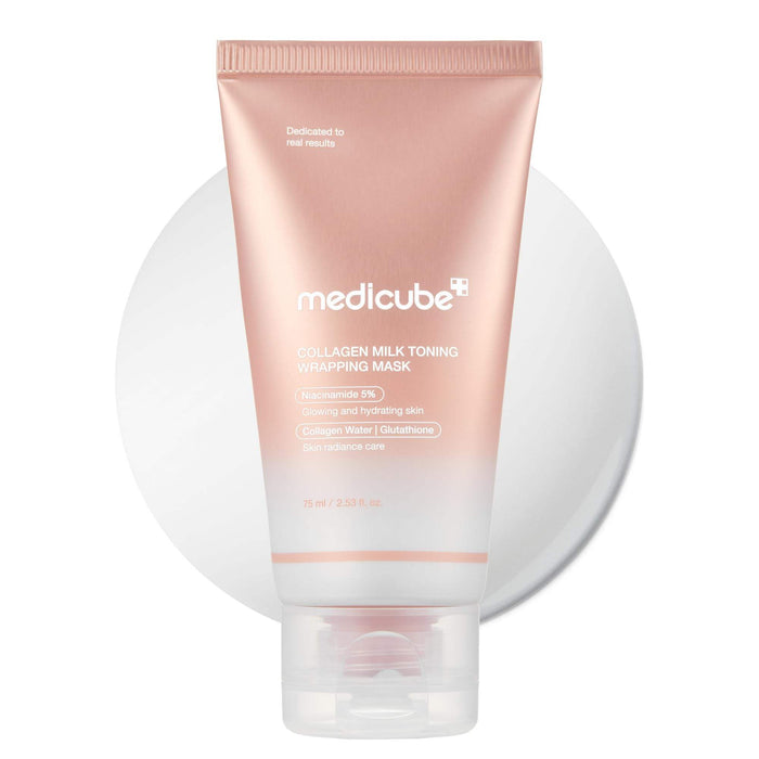 Skincare Medicube Collagen Glow Milk-Tone Cream Radiant Day Wrap Mask | Instant Glow Quick-Peel Mask