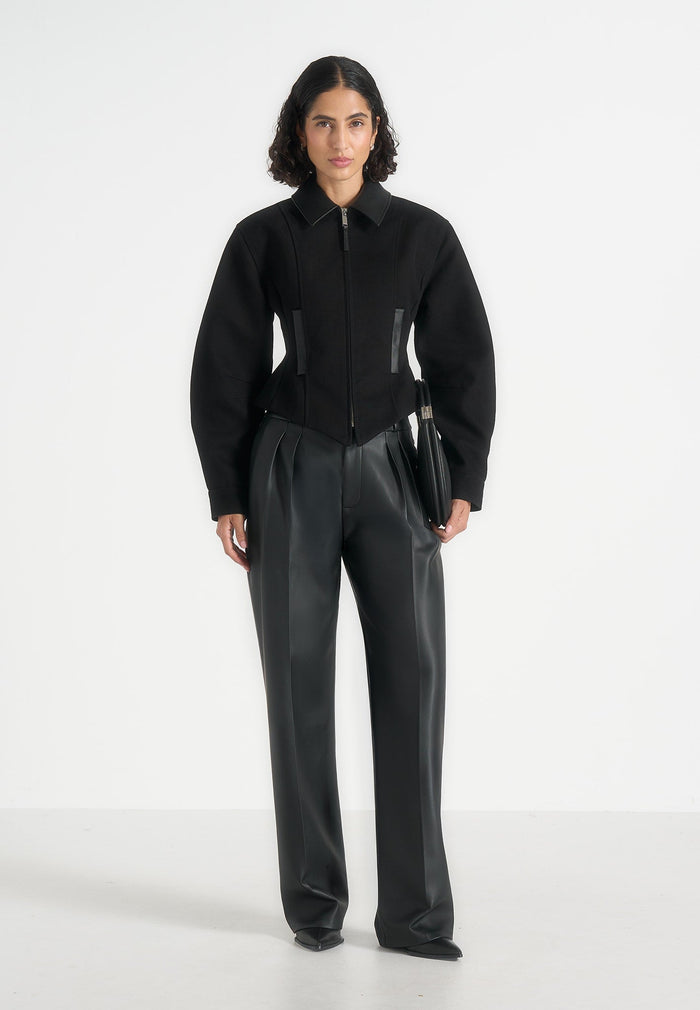 sky-hourglass-gabardine-jacket-black