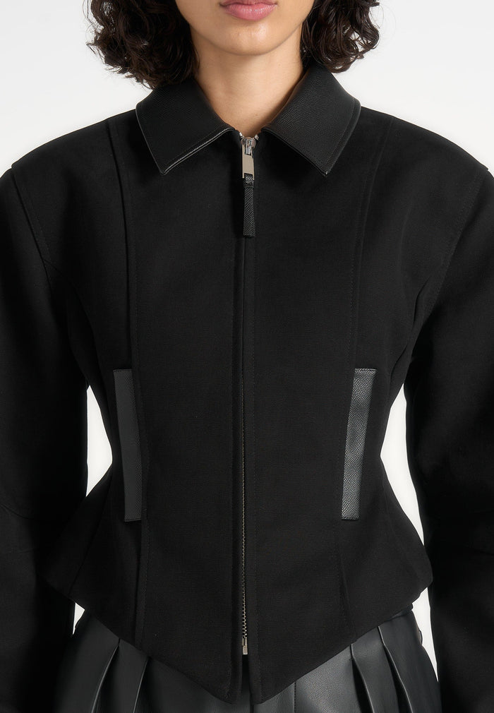 sky-hourglass-gabardine-jacket-black