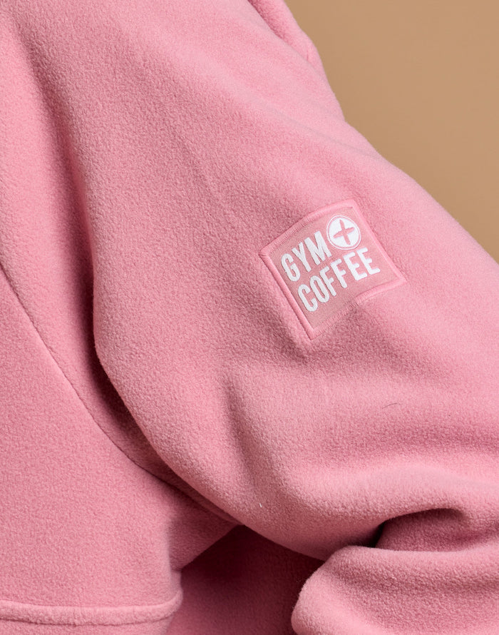 Snap Polar Fleece in Pink Velvet
