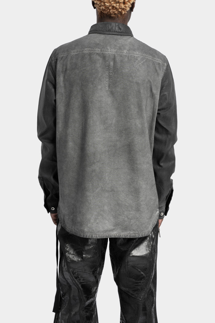 Rick Owens DRKSHDW | AW24 Porterville - Slanttered denim shirt