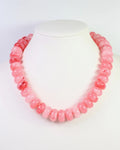 coral beaded necklace