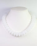 white marble beaded necklace