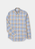Sunwashed Check Linen Shirt, Collar Shirt - SIRPLUS