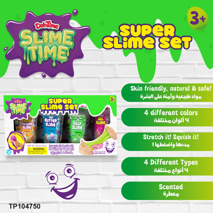Super Slime Set 4 Pack