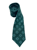 Sutton Green Diamond Linen Tie