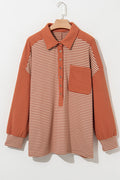 Red Stripe / 1X / 95%Polyester+5%Elastane