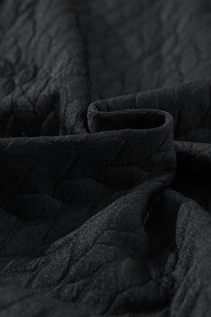 Sweat-shirt noir en maille torsadée Merry And Bright