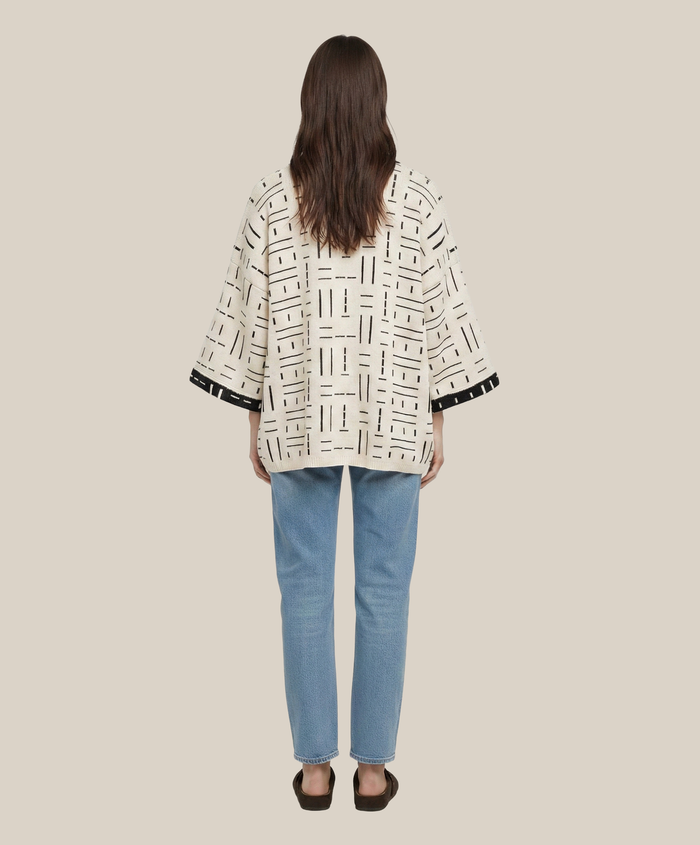 Tenoch Ash & Black Lounge Robe - Espiritu
