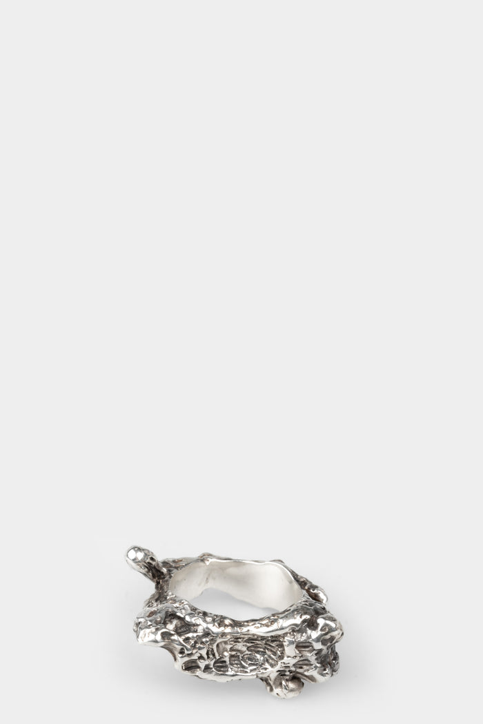 Myon Rox Tephra silver ring