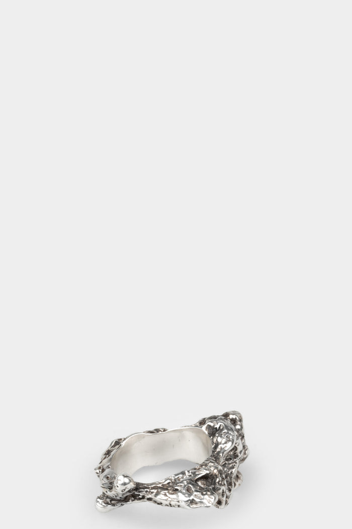 Myon Rox Tephra silver ring