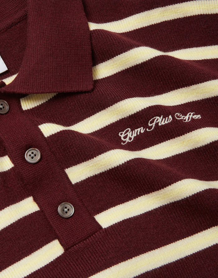 The Bestie - Knit Collared Sweatshirt in Fig