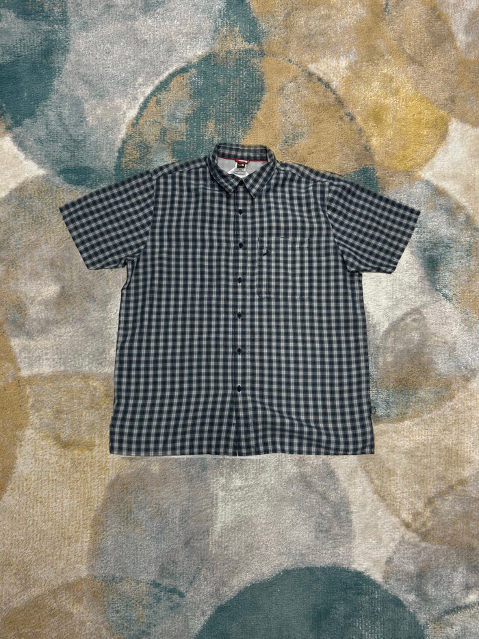TheNorthFace Blue Black Checkered Shirt