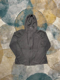 TheNorthFace Grey Hooded Fleece Jacket