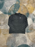 TheNorthFace Grey Stripey Fleece Half-Zip