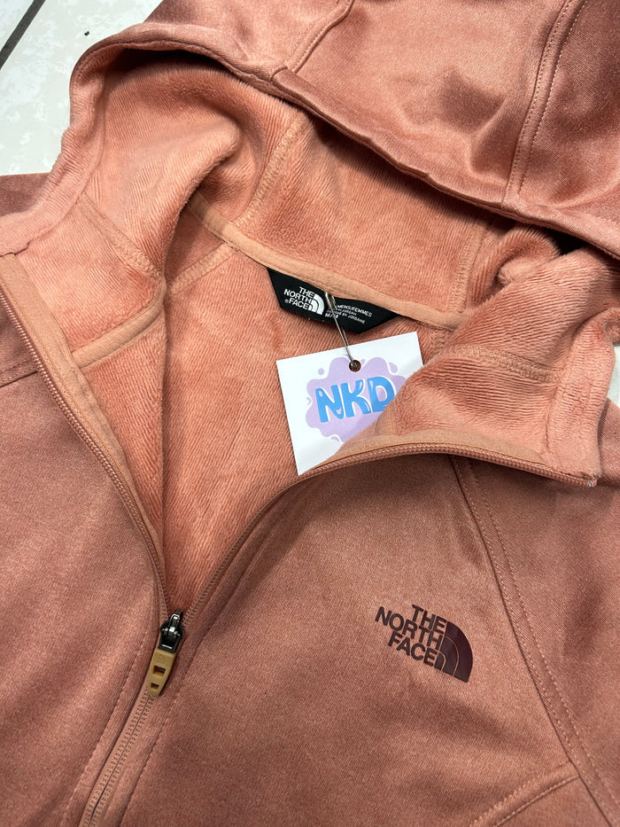 TheNorthFace Salmon Orange Jacket with Fluffy Interior