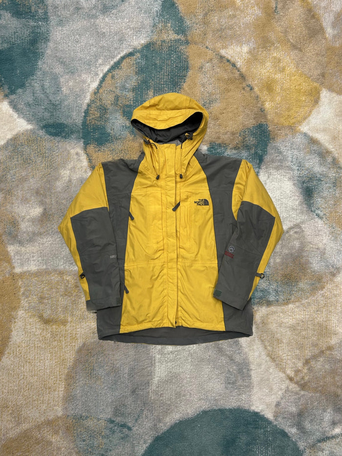 TheNorthFace Yellow and Grey 2-in-1 Waterproof Ski Jacket