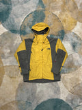 TheNorthFace Yellow and Grey 2-in-1 Waterproof Ski Jacket
