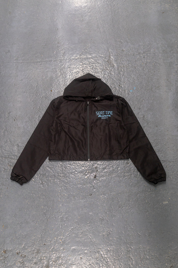 Tiffany:Black Windbreaker