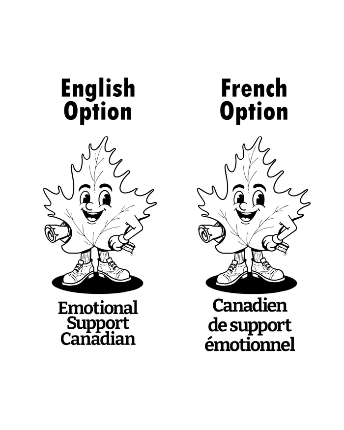Tod Maffin's Emotional Support Canadian - Unisex Eco Tee - Heather Charcoal