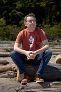 Tod Maffin's Emotional Support Canadian - Unisex Eco Tee - Heather Rust