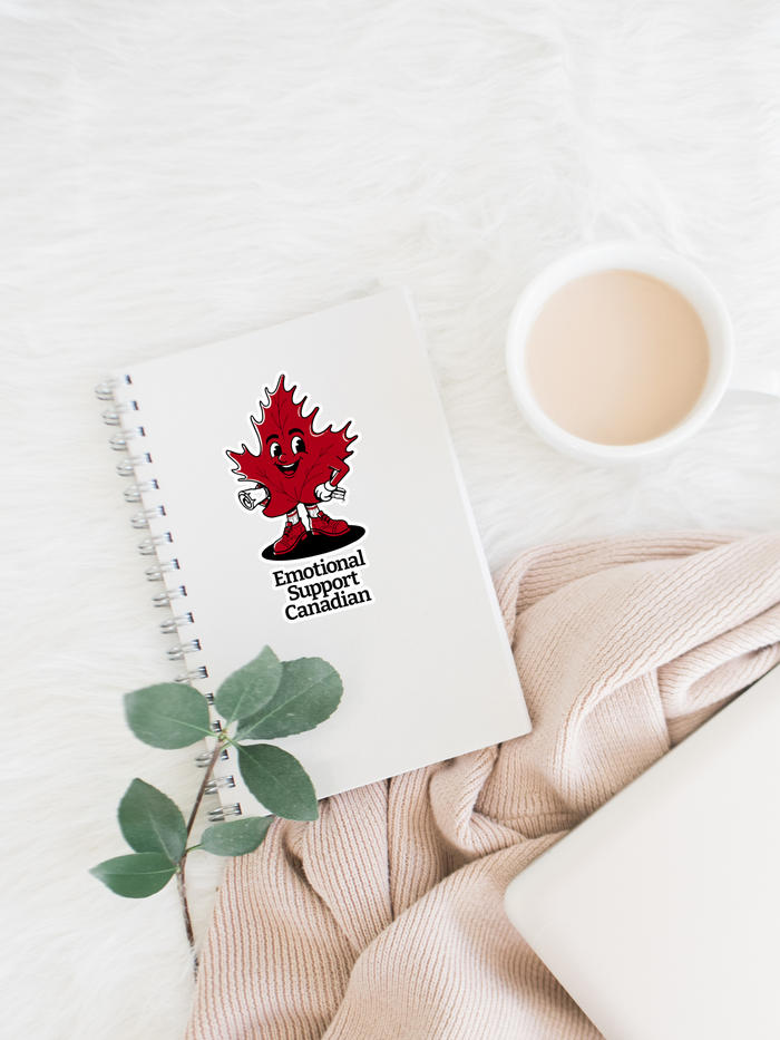Tod Maffin's Emotional Support Canadian Vinyl Eco Sticker