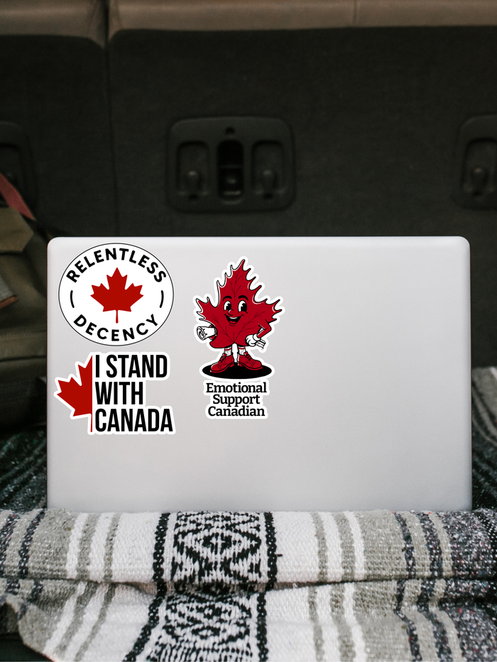 Tod Maffin's Emotional Support Canadian Vinyl Eco Sticker