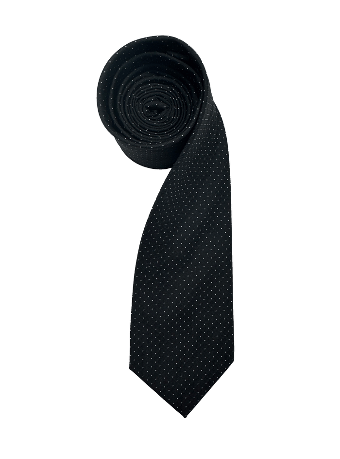 Tribeca Black Dotted Tie