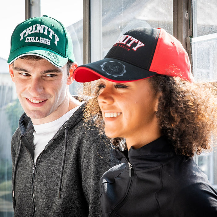 Trinity College Dublin Performance Baseball Cap Black/Red