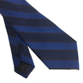 Trinity College Dublin Stripe Silk Tie Navy & Blue