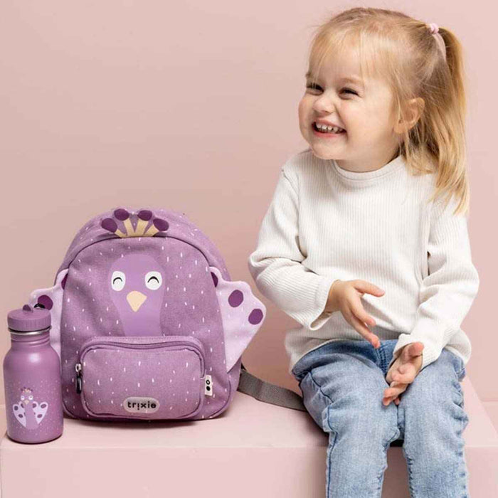 Trixie Baby® Set nahrbtnik MINI in steklenička 350ml Mrs. Peacock Trixie Baby