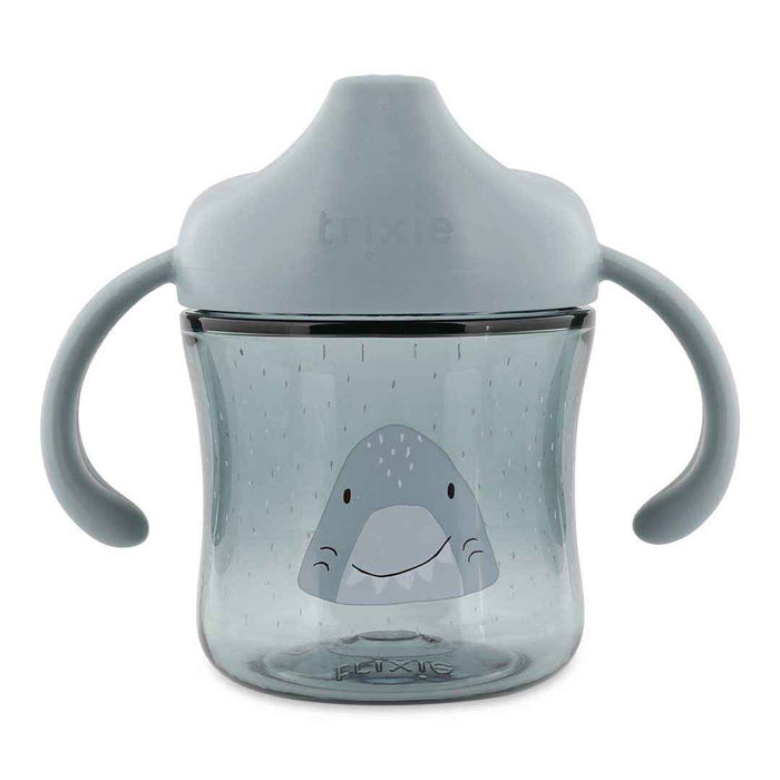Trixie Baby® Skodelica za učenje pitja iz tritana Mr. Shark 200ml Trixie Baby