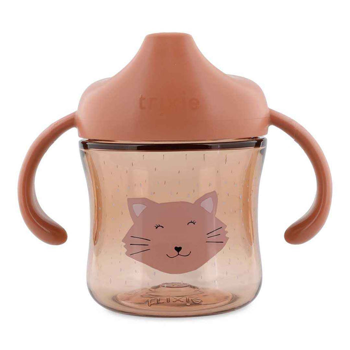 Trixie Baby® Skodelica za učenje pitja iz tritana Mrs. Cat 200ml Trixie Baby