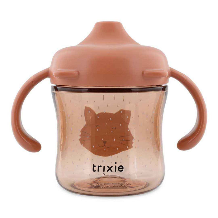 Trixie Baby® Skodelica za učenje pitja iz tritana Mrs. Cat 200ml Trixie Baby