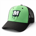 Trucker Hat - Lime - Drip M Logo
