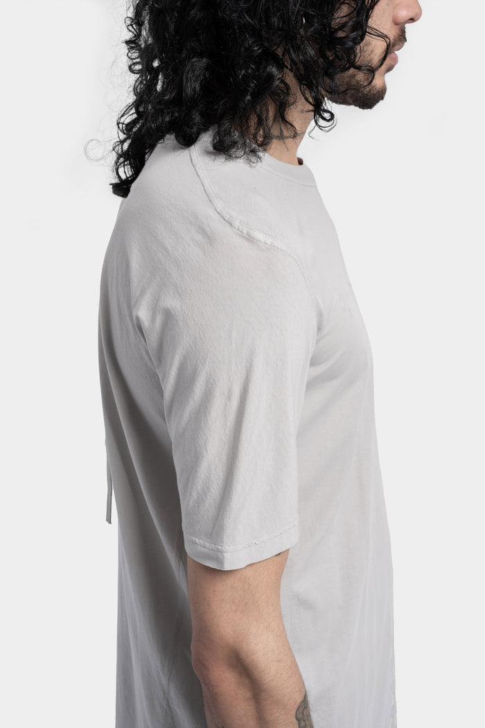 11 by Boris Bidjan Saberi | TS5 - T-shirt, Light grey / Binary Code
