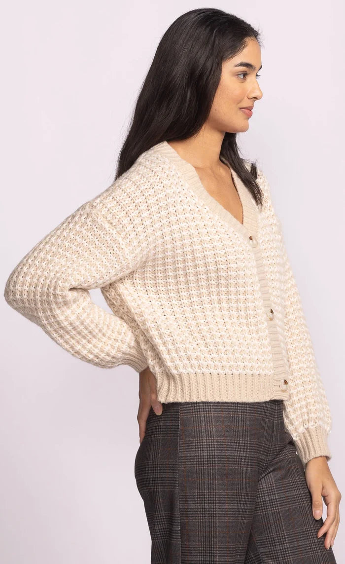 v-neck oversized womens cardigan