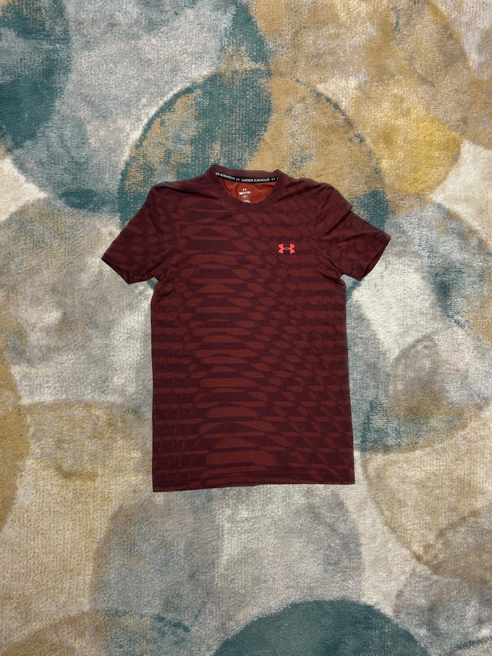 Under Armor Burgundy Athletic T-shirt