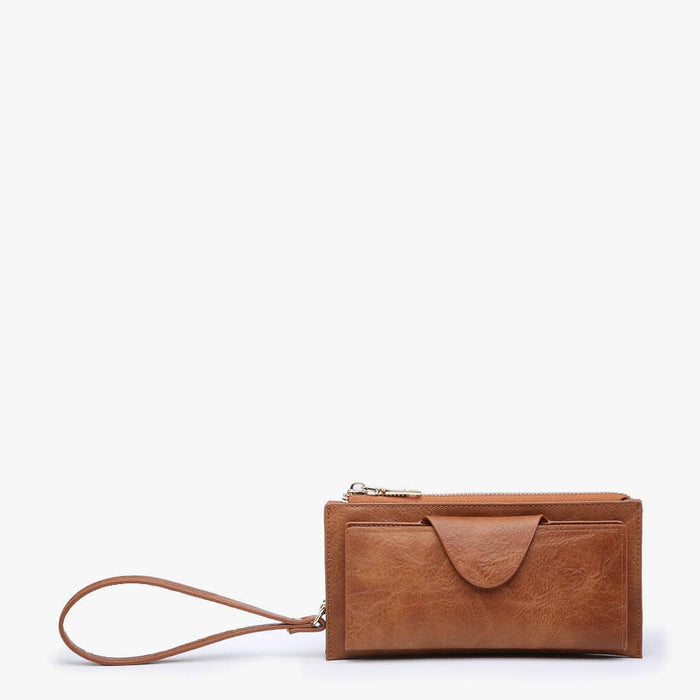 RFID wallet in brown
