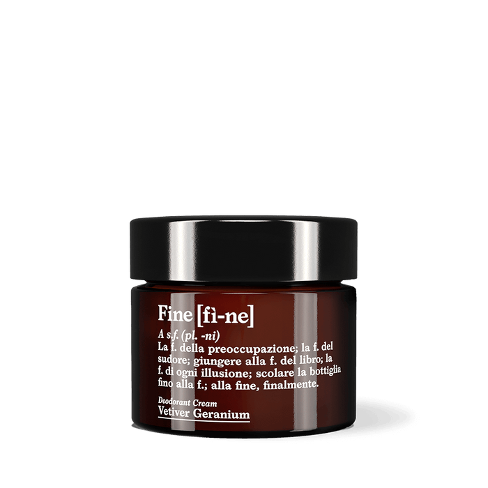 VETIVER GERANIUM DEODORNAT CREAM, GLASS JAR