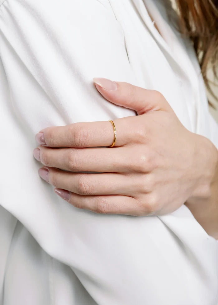 vincent jewelry dainty gold ring
