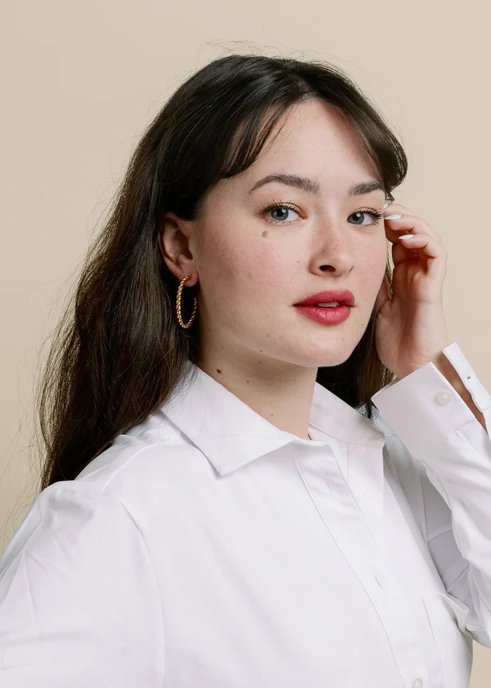 vincent jayde gold waterproof hoops