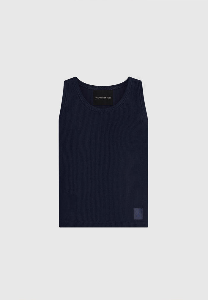 vs001-ribbed-cotton-vest-navy