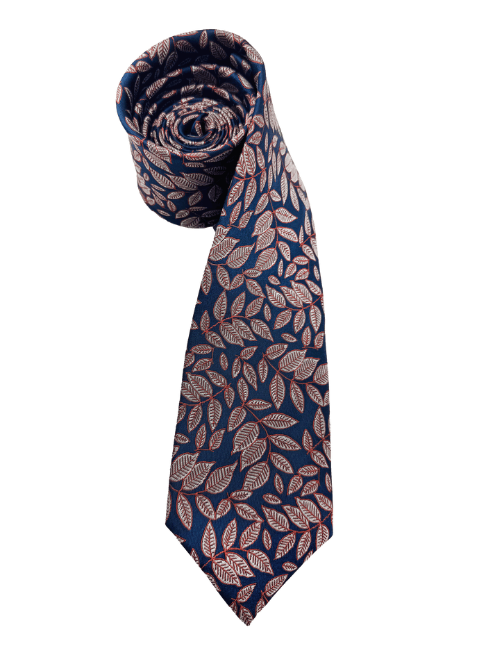 Walker Copper Leaf Silk Tie