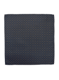 Warren Orange Geo Silk Pocket Square