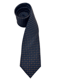 Warren Orange Geo Silk Tie