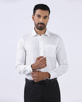 LONG SLEEVE SLIM FIT DOBBY SHIRT