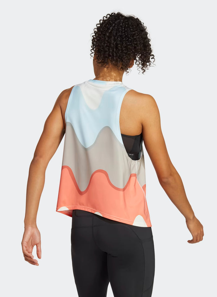 Women • Running adidas x Marimekko Run Icons 3 Bar Logo Running Tank Top HR8191
