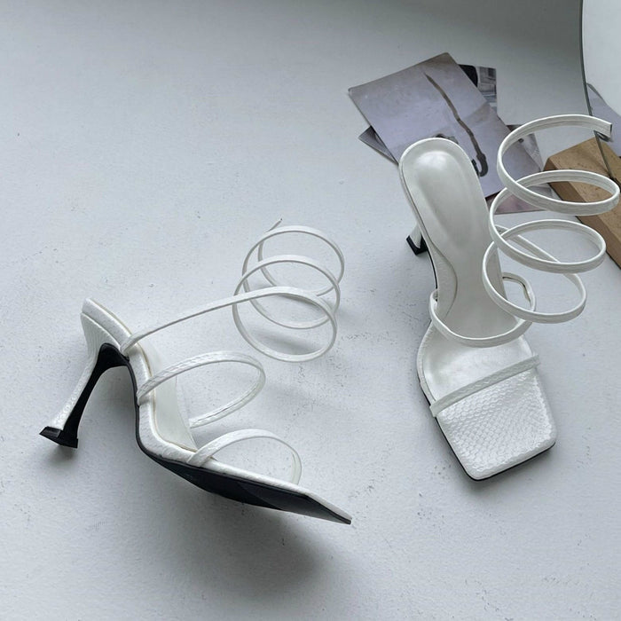 Women's Pump Gold High Heels Sandals Thin Low Heel